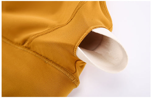 Women's Sports Yoga Padded Bras Hollow Out Tank