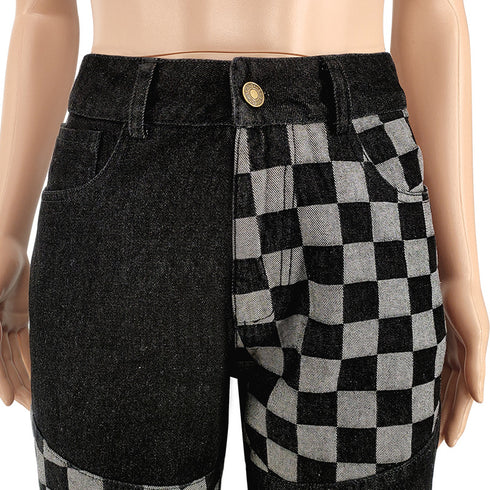 Women's Straight Pants Fashion Low Waisted Jeans