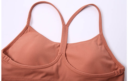 Women's Strappy Bra Sports Yoga Padded Bras