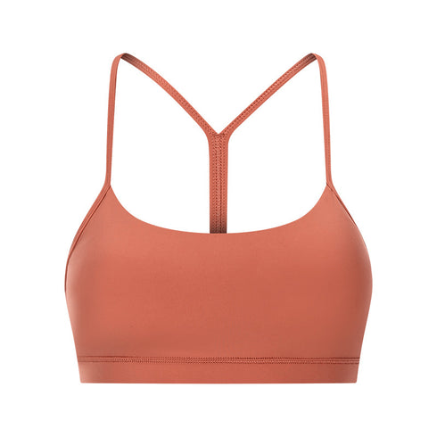 Women's Strappy Bra Sports Yoga Padded Bras