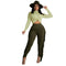 Women's Streetwear Sweatshirt Fringed Pant Two Piece Outfits