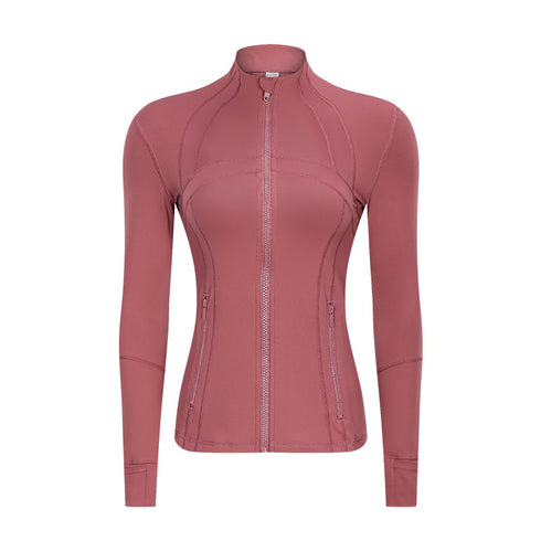 Women's Stretchy Running Yoga Long Sleeve Track Jacket