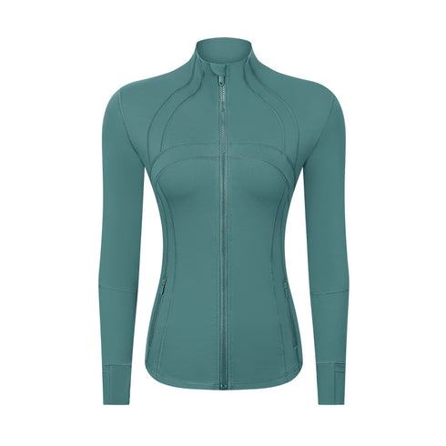 Women's Stretchy Running Yoga Long Sleeve Track Jacket