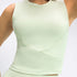 Women's Stylish Athletic Running Crop Stretchy Tank