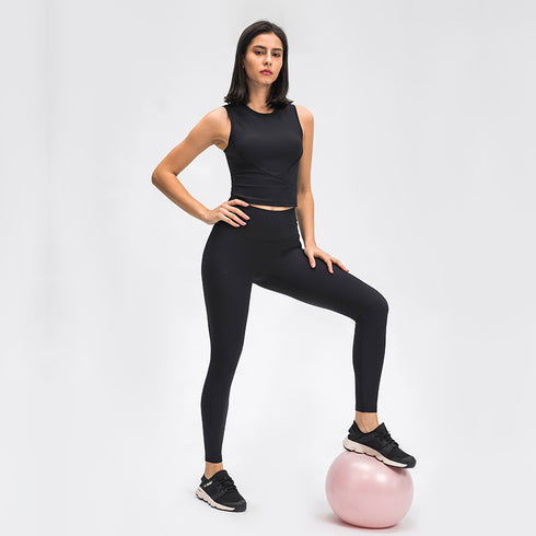 Women's Stylish Athletic Running Crop Stretchy Tank