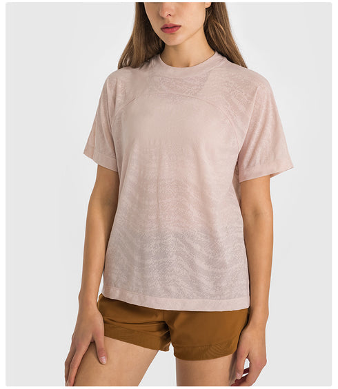 Women's Stylish Breathable Lightweight Yoga Athletic T-Shirt