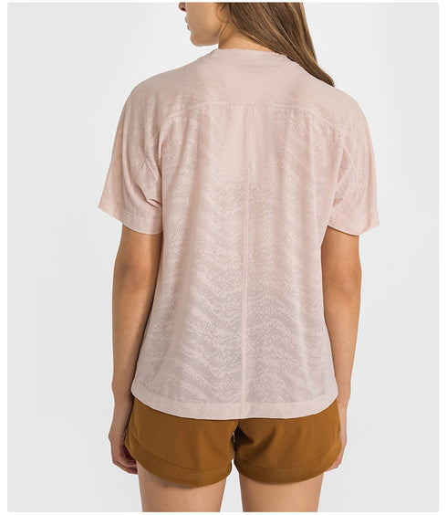Women's Stylish Breathable Lightweight Yoga Athletic T-Shirt