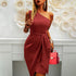 Women's Stylish Elegant One Shoulder Bodycon Dresses