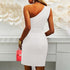 Women's Stylish Elegant One Shoulder Bodycon Dresses