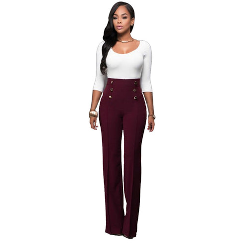 Women's Stylish Individuality High Waisted Casual Pants