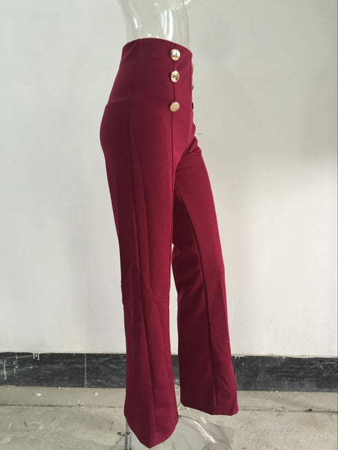 Women's Stylish Individuality High Waisted Casual Pants