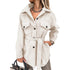 Women's Stylish Lapel with Lace-up Coat Outwear