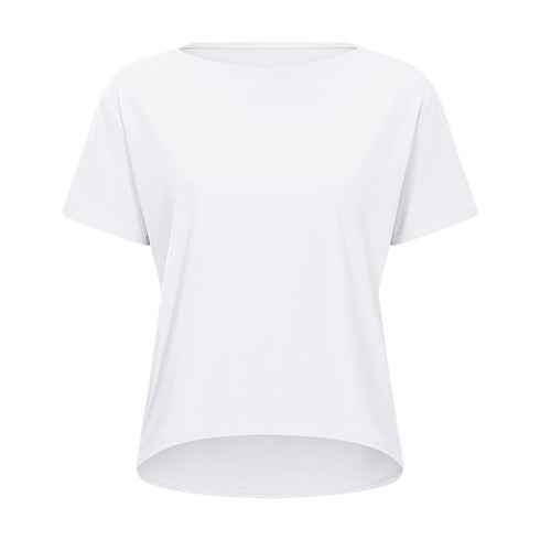 Women's Stylish Loose Breathable Simple Yoga Athletic T-Shirt