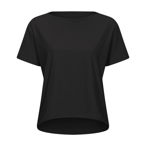 Women's Stylish Loose Breathable Simple Yoga Athletic T-Shirt