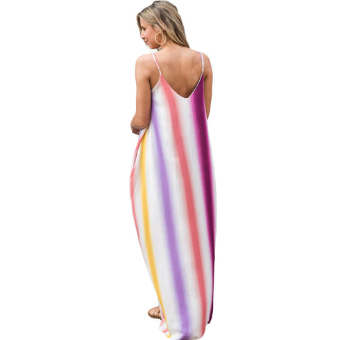Women's Stylish Loose Printed Maxi Long Dresses