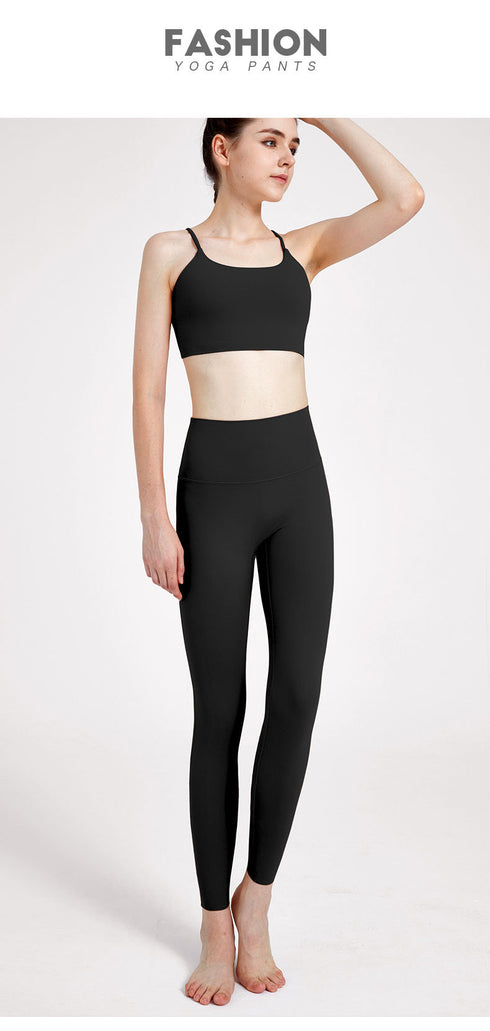 Women's Stylish Naked Feeling Sport Tank Yoga Pant Suits