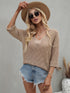 Women's Stylish Pullover V Neck Sweater Knit Tops
