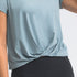 Women's Stylish Quick Dry Bodybuilding Loose Yoga Athletic T-Shirt