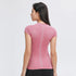 Women's Stylish Quick Dry Stretchy Yoga Athletic T-Shirt