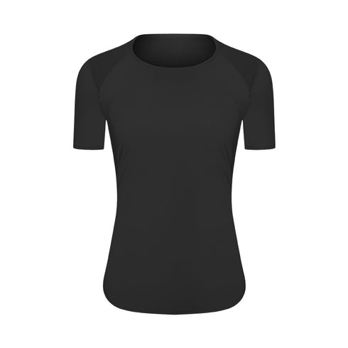 Women's Stylish Yoga Athletic Running Round Neck T-Shirt