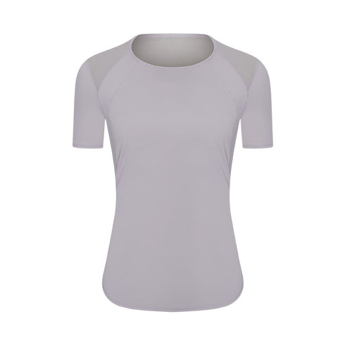 Women's Stylish Yoga Athletic Running Round Neck T-Shirt