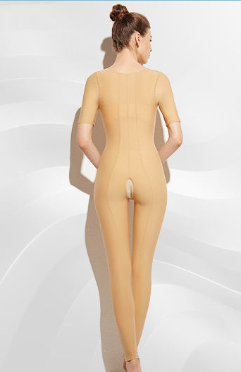 Women's Surgery Postpartum Compression Short Sleeve Full Body Shaper