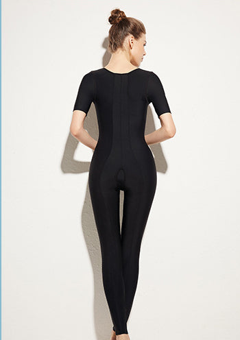 Women's Surgery Postpartum Compression Short Sleeve Full Body Shaper