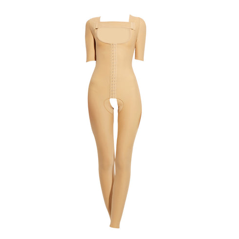 Women's Surgery Postpartum Compression Short Sleeve Full Body Shaper