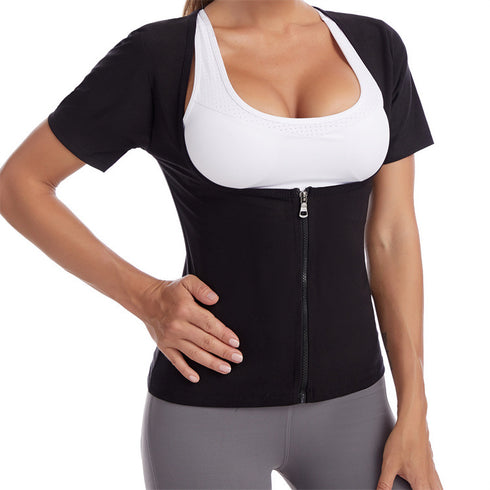 Women's Sweat Waist Trainer Body Shaper Tank Top Shirt