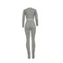 Women's Sweatshirt Pleated Trouser Two Piece Outfits