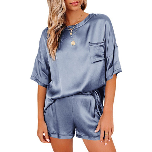 Women's T-shirt Shorts Sleepwear Two Piece Outfits