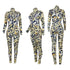 Women's Temperament High Neck Printed Slim Jumpsuits