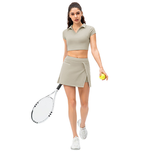 Women's Tennis Skirts Sports Casual Cut Loose Skirt