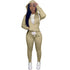 Women's Thick Brushed Hoodie Sports Pants Two Piece Outfit