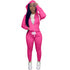 Women's Thick Brushed Hoodie Sports Pants Two Piece Outfit