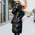 Women's Thick Cotton-padded Faux Fur Long Coats