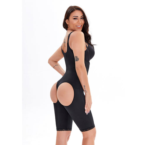 Women's Thigh Slimming Sexy Panties Shapewear Open Bust