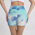 Women's Tie-dye High Waist Lift Hips Running Yoga Shorts