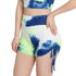 Women's Tie-dye Lift Hips Running Yoga Drawstring Shorts
