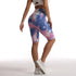 Women's Tie-dye Print Slim Bodybuilding Yoga Shorts