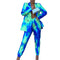 Women's Tie-dye Printed Two Piece Outfits Suit