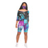 Women's Tie-dye Shorts Loungewear Two Piece Outfits