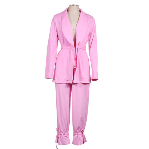 Women's Top Loose Long Pants Two Piece Outfits