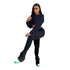Women's Top Pant Two Piece Pullover Sweat Suit Two Piece