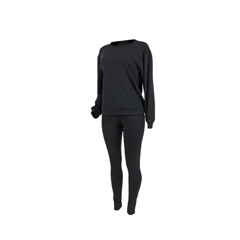 Women's Top Pant Workout Two Piece Outfits Long Sleeve