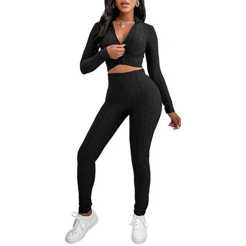 Women's Tracksuit Two Piece Long Sleeve Long Pant Sport Suit