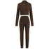 Women's Tracksuit Two Piece Long Sleeve Long Pant Sport Suit