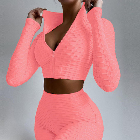 Women's Tracksuit Two Piece Long Sleeve Long Pant Sport Suit