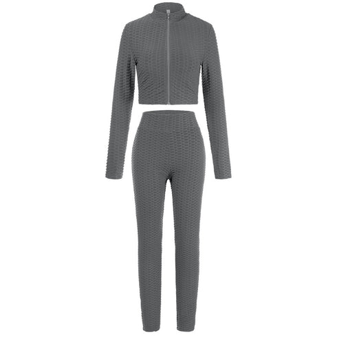 Women's Tracksuit Two Piece Long Sleeve Long Pant Sport Suit
