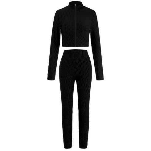Women's Tracksuit Two Piece Long Sleeve Long Pant Sport Suit